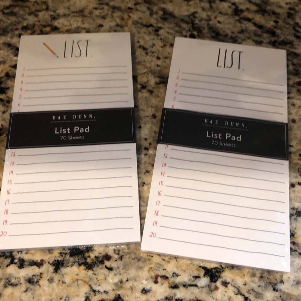 Rae Dunn Notepad Bundle- Set of 2